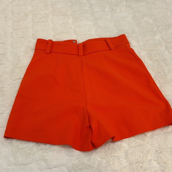 Zara Bright Orange Women's Shorts - Picture 2 of 4